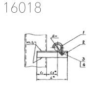 Опора для крепления трубопроводов АПЭ 1556.0-05 152 мм