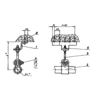Подвеска для крепления трубопроводов АПЭ 1564.0-02 50 мм