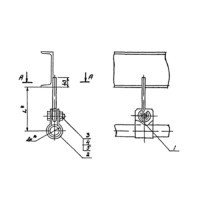 Подвеска для крепления трубопроводов АПЭ 1404.0-01 32 мм
