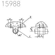 Подвеска для крепления трубопроводов АПЭ 1413.0-04 45 мм