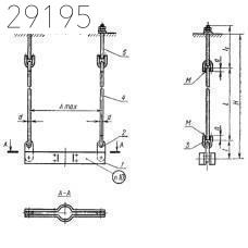 Подвески для вертикальных трубопроводов ПМВ-219 ГОСТ 16127-78