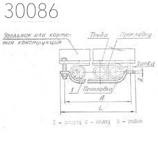 Подвески судовых трубопроводов тип 5-95х1-АМг 90 мм РИДФ.301525.001 0,15 кг